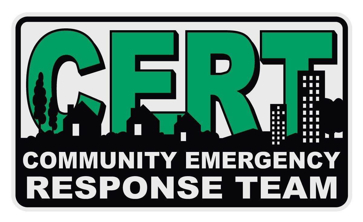 Cert Community Emergency Response Team Reflective Decal Sticker