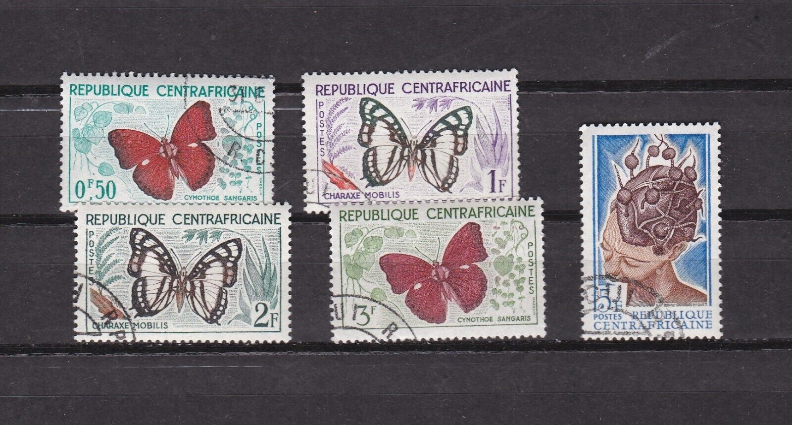 Central African Republic Butterfly Butterflies 4-7 Hairstyle 87