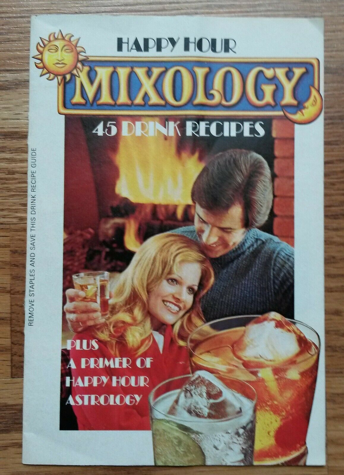 Vintage Happy Hour Mixology Recipes Bar Guide Booklet Drinks L@@k