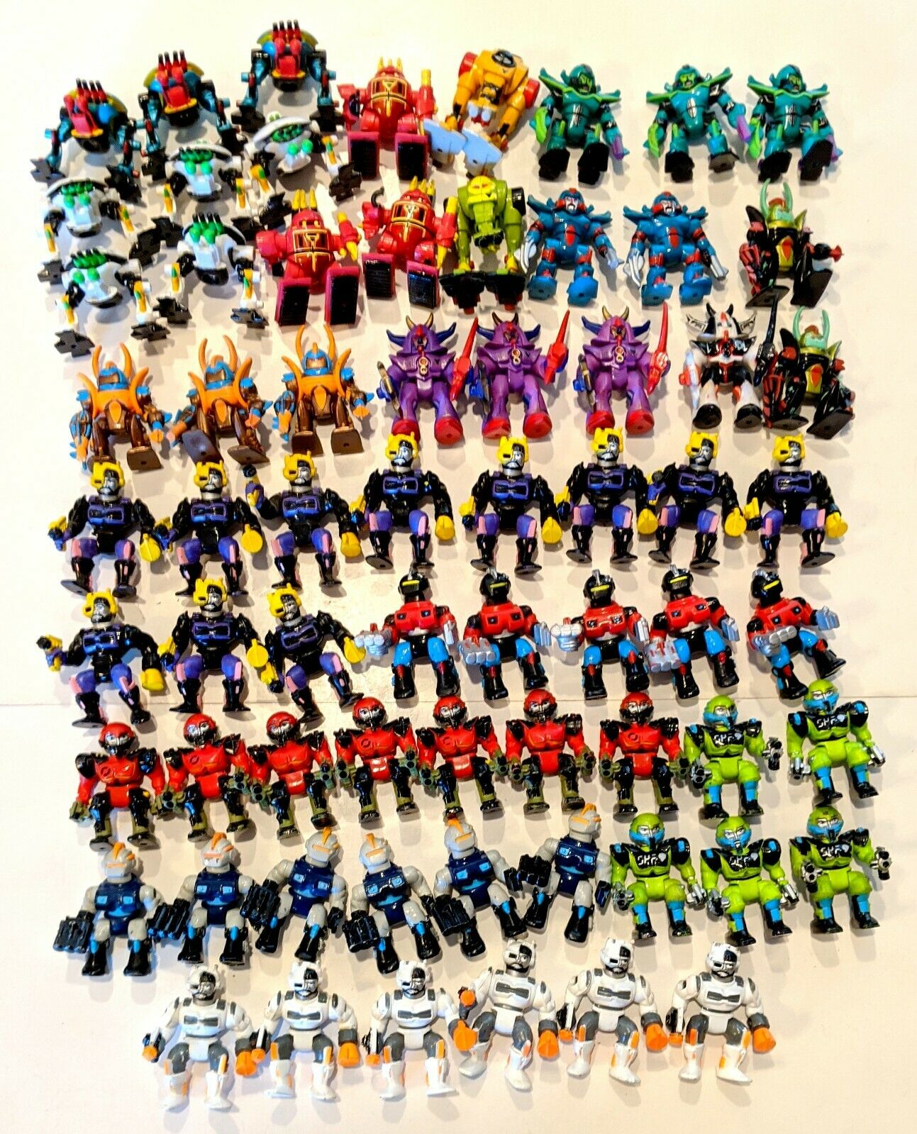 Choose: Vintage 1992 Z-bots Figures * Galoob * Battlezoids Clashmasters Copbots