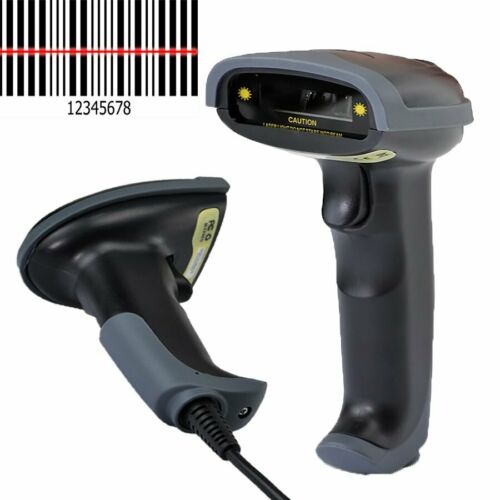 Portable Laser Handheld Barcode Bar Code Scanner Upc Label Reader Removable Usb