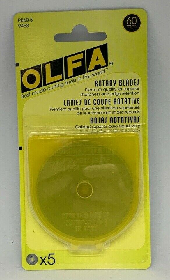 Olfa 5 Rotary Blades 60mm Rb60-5
