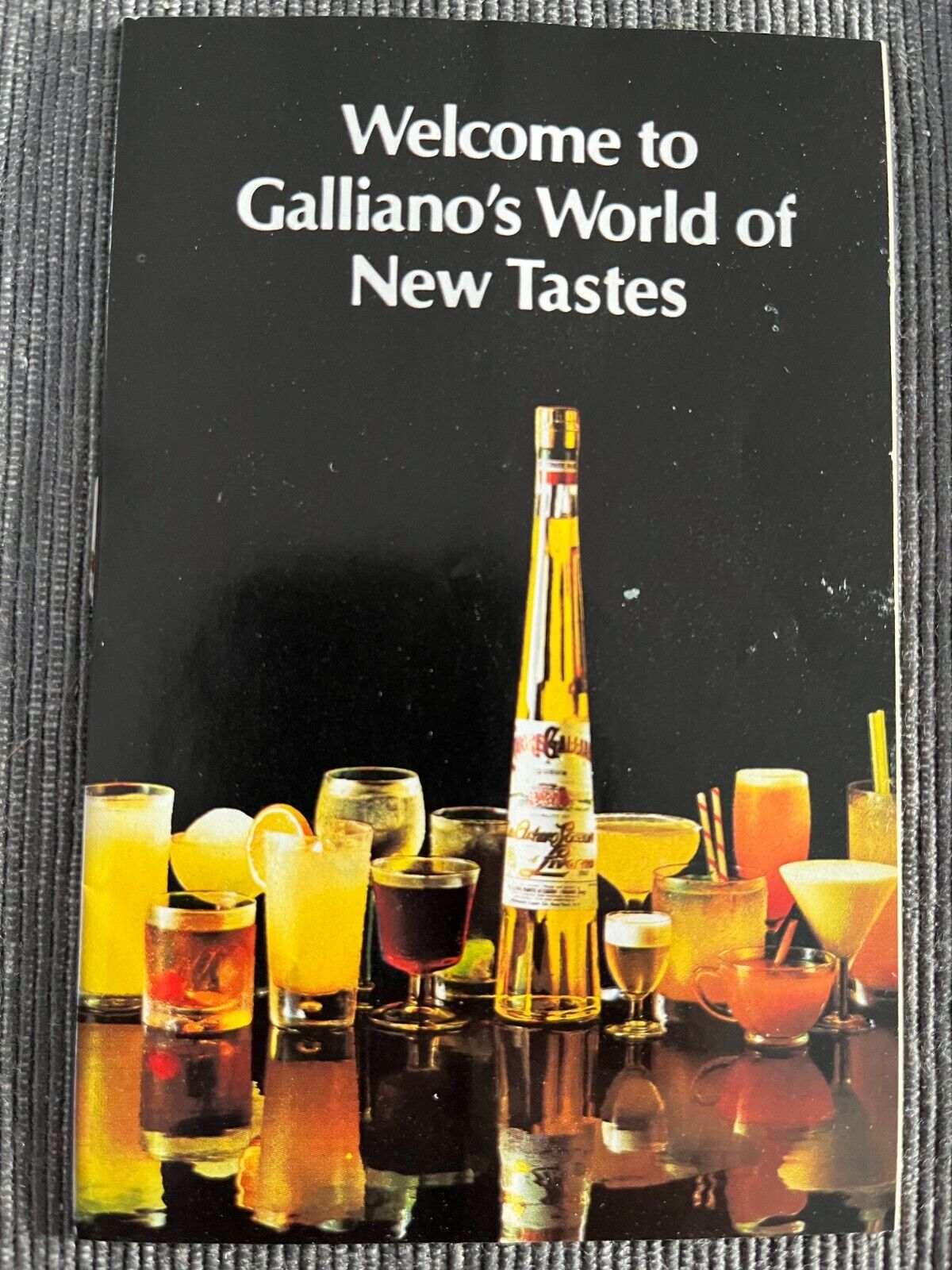 Vintage Galliano Liqueur Drink Recipe Booklet Italy