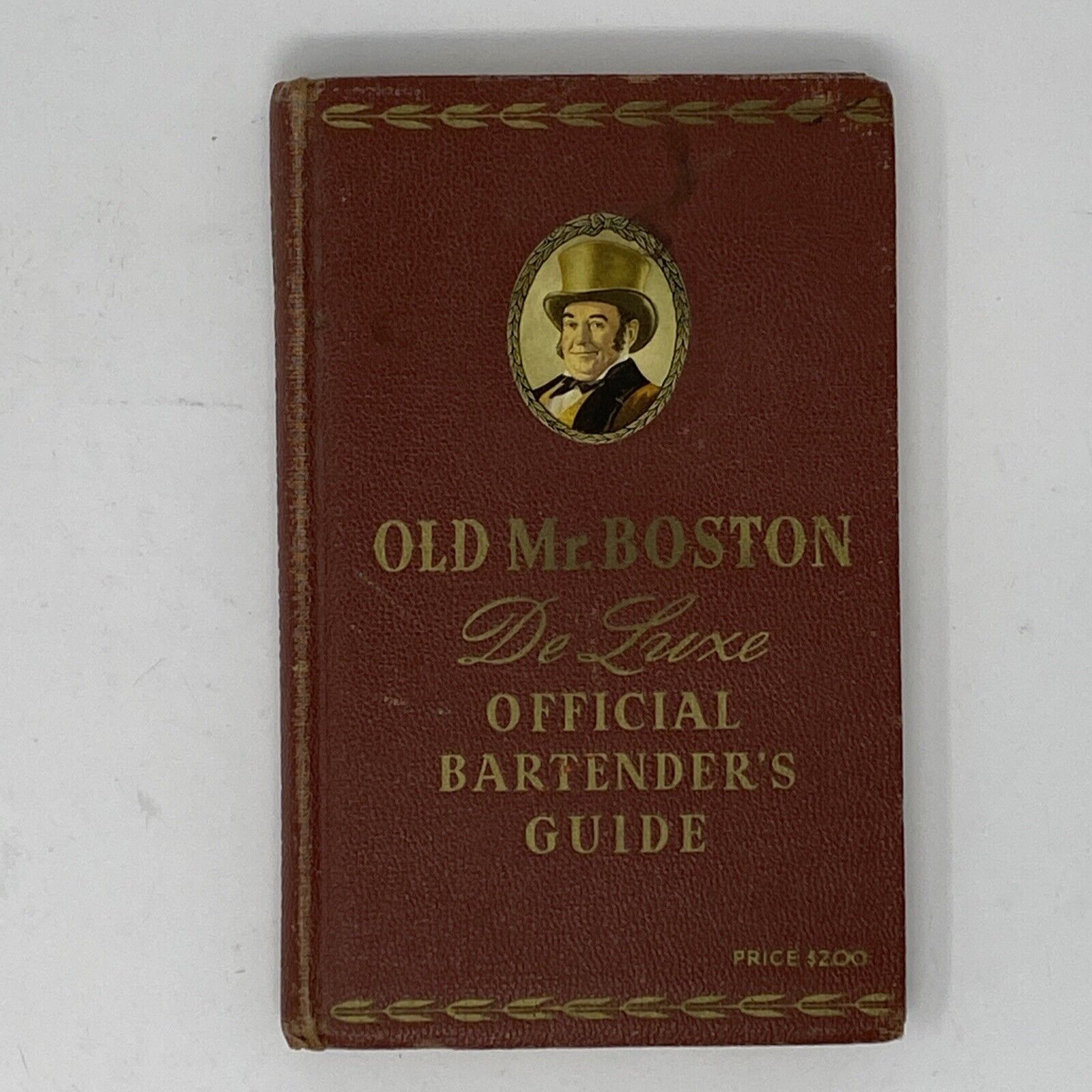 1949 8th Printing Old Mr Boston De Luxe Official Bartenders Guide Hardback Book