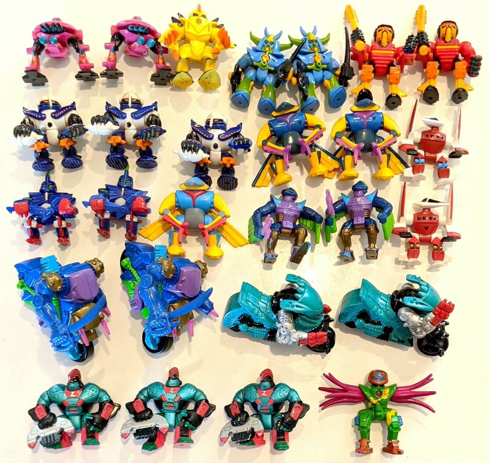 Choose: Vintage 1992-1994 Z-bots Figures * Galoob * Vehicle Drivers & Revbots