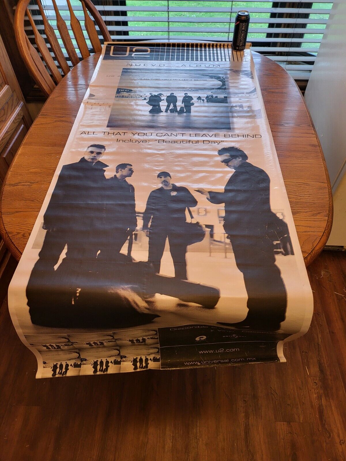 U2 All That You Can't Leave Behind Banner - Vinyl 68" By 28" - Free $25 Shipping