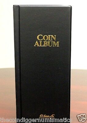 Harris Coin Holder Stock Book 80 Pocket Album 2x2 Storage Case Whitman Folder