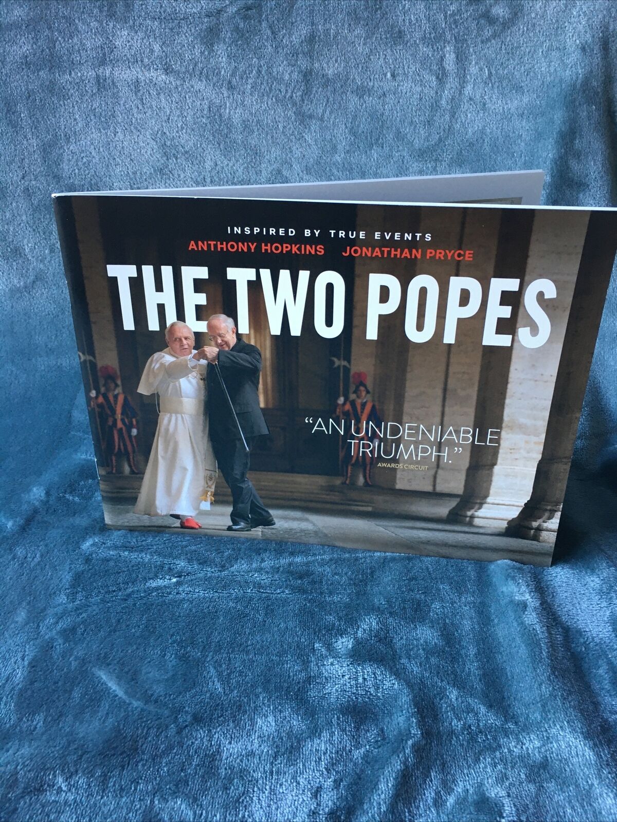 The Two Popes Fyc Press Booklet Anthony Hopkins Jonathan Price