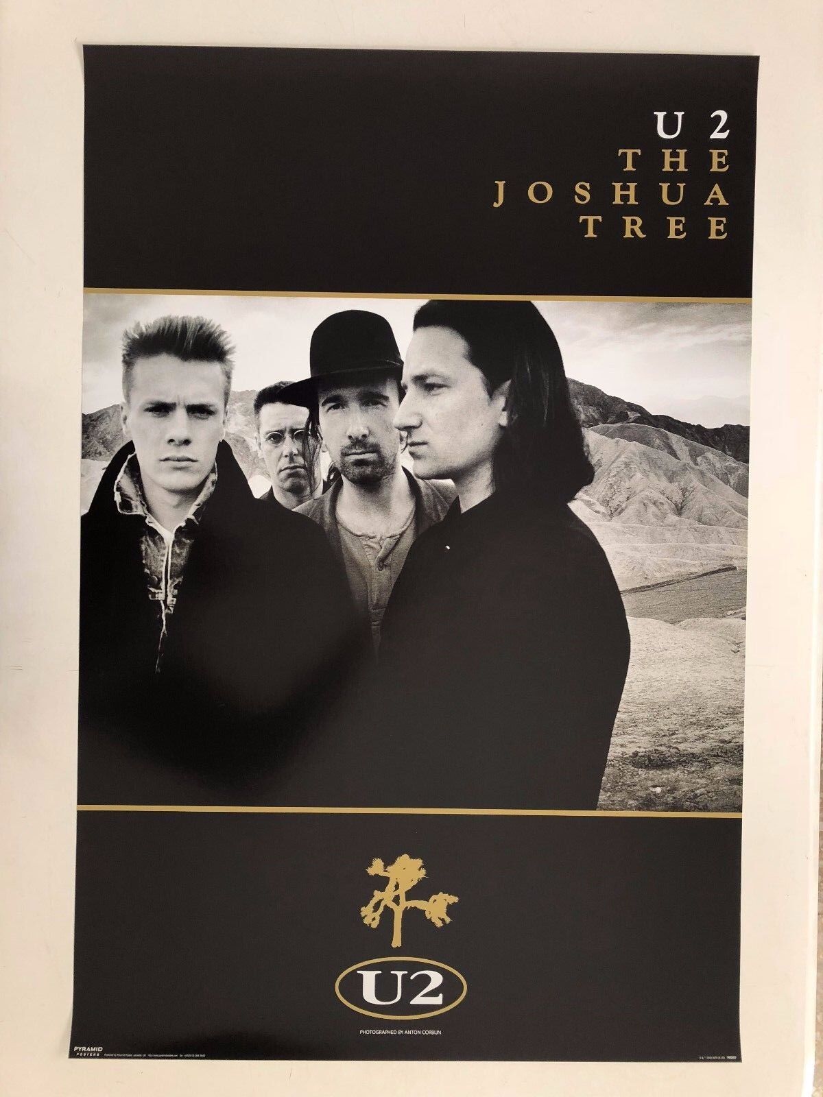 U2, The Joshua Tree, Photo By Anton Corbijn, Authentic Licensed 2003 Poster