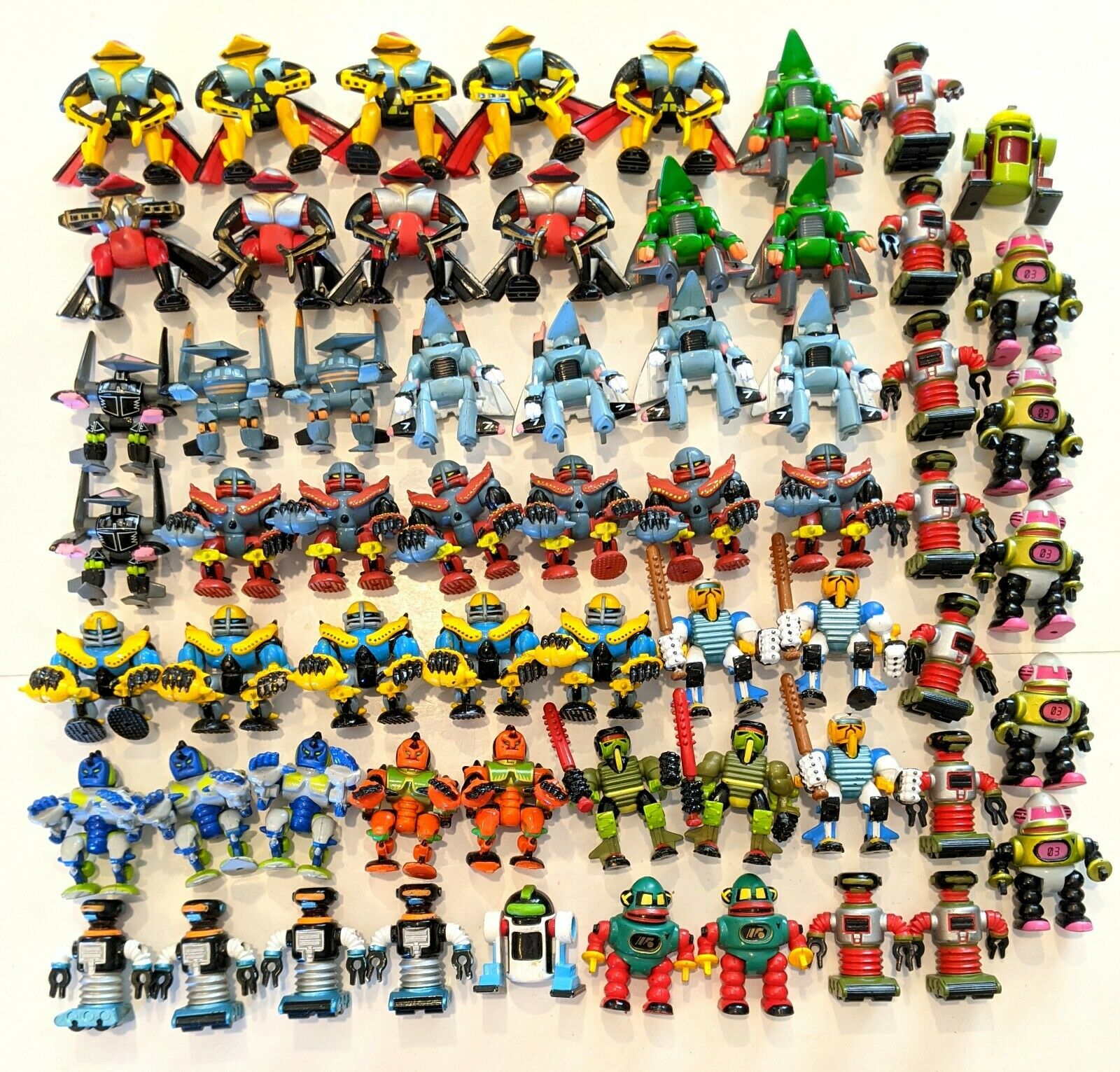 Choose: Vintage 1992 Z-bots Figures * Galoob * Flymitrons Robochamps Utilitoids