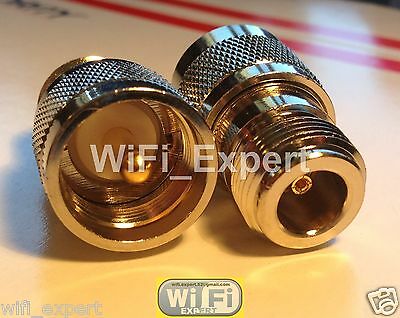 Uhf Pl259 Male Plug To N Type Female Rf Connector Adapter Usa