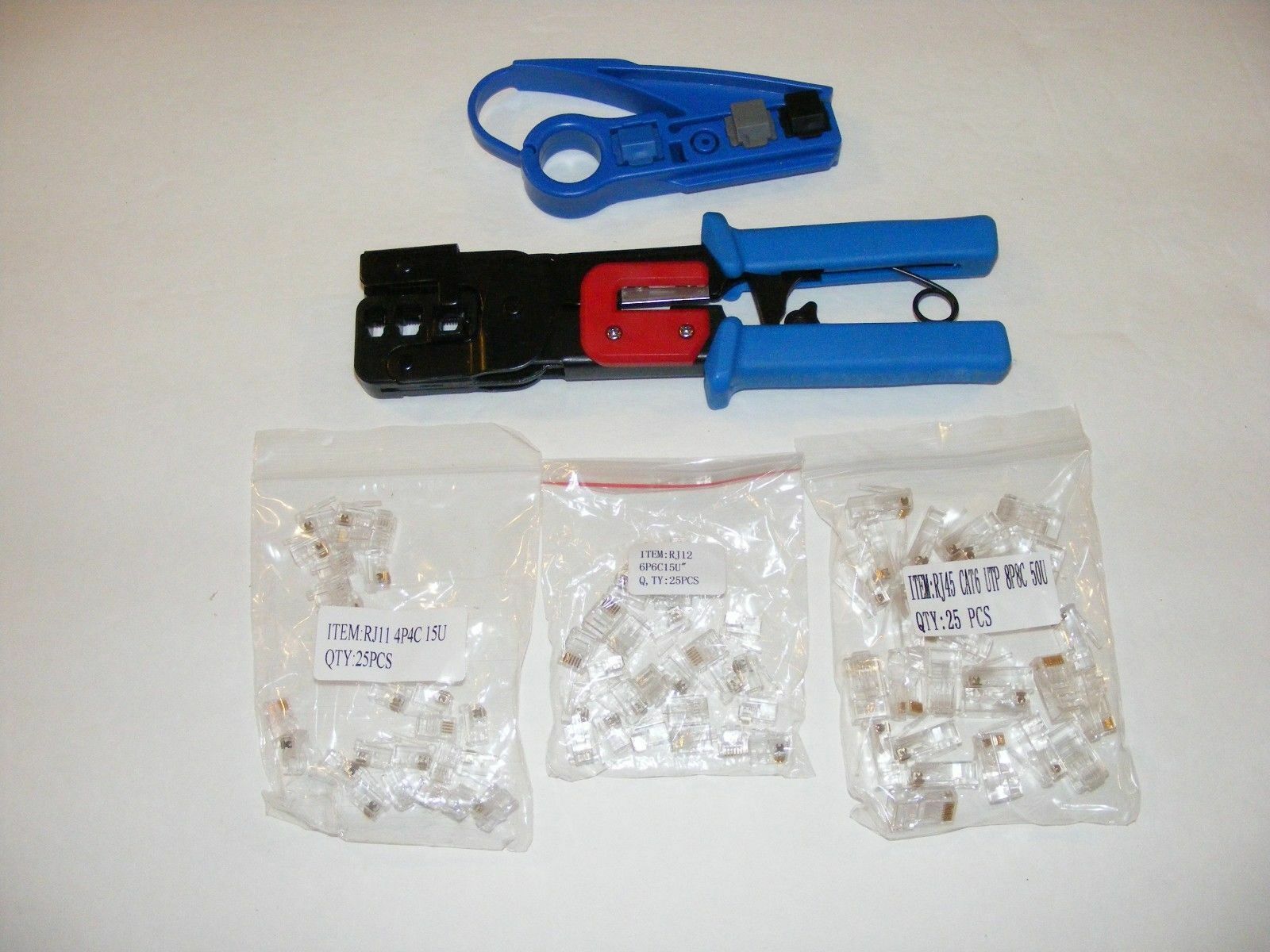 Rj10, Rj11, Rj45 Phone Wire Crimper Tool Ideal For Patch Cords